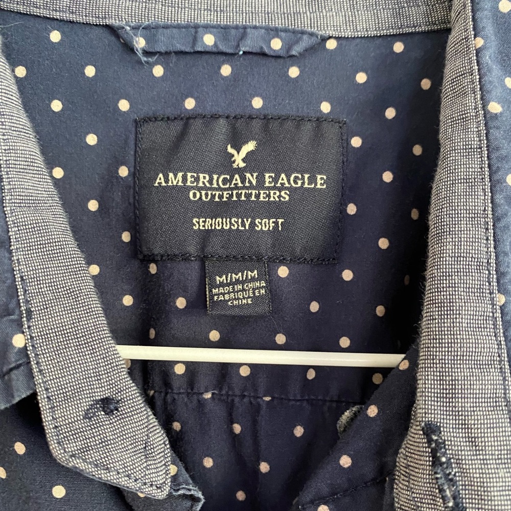 American Eagle Seriously Soft Button Down - image 3